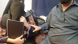 Desi Student Girl In Hijaab Fucked By Tution Teacher